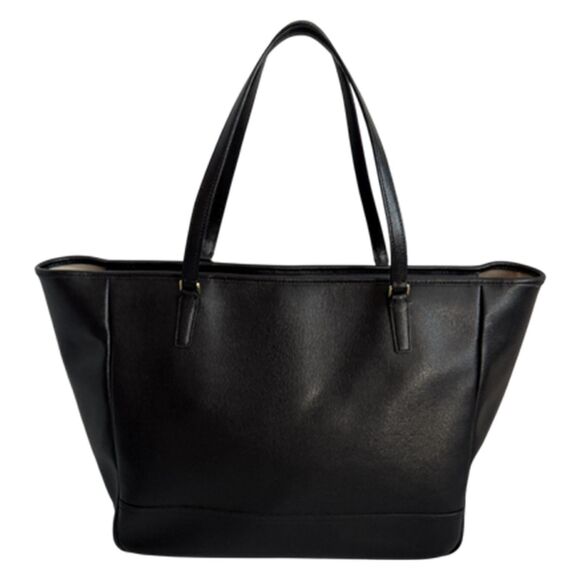 Coach Black Leather Large Tote Bag - Picture 4 of 15